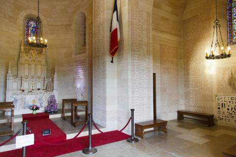 Chapel at Aisne-Marne Cemetery