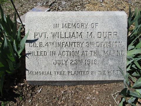 Private William Durr Monument